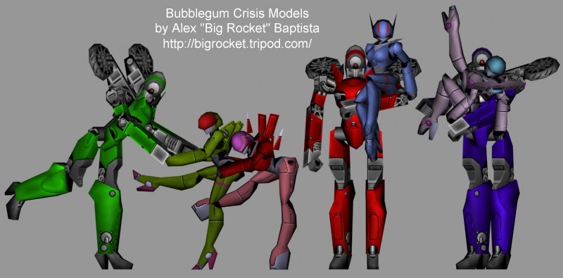 Bubblegum Crisis characters